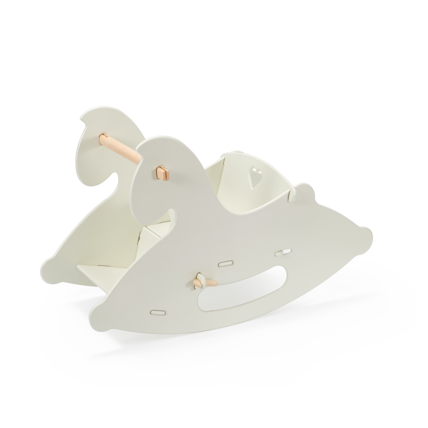 Wooden Rocking Horse - Off White