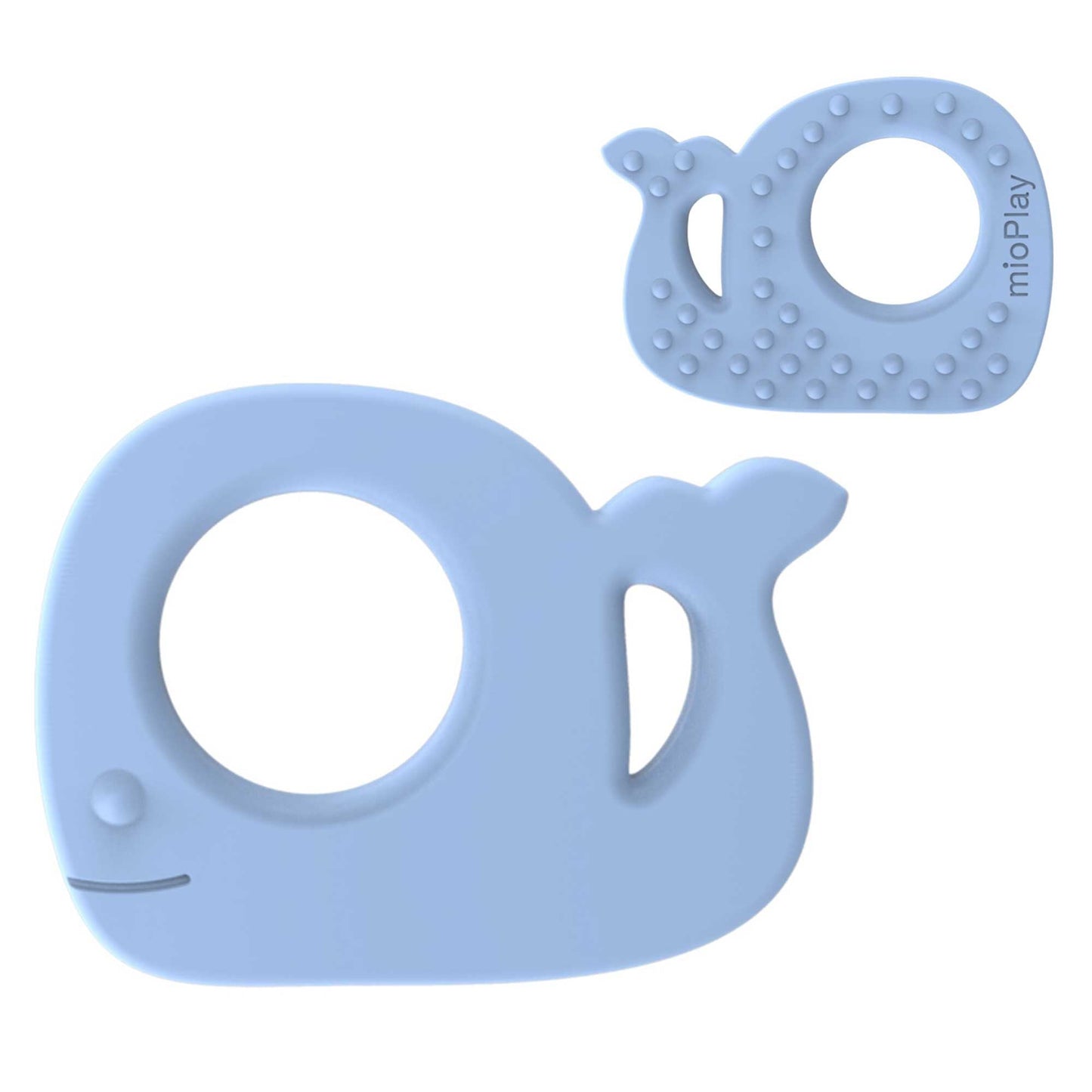 Wally Whale Teething Toy - Light Blue