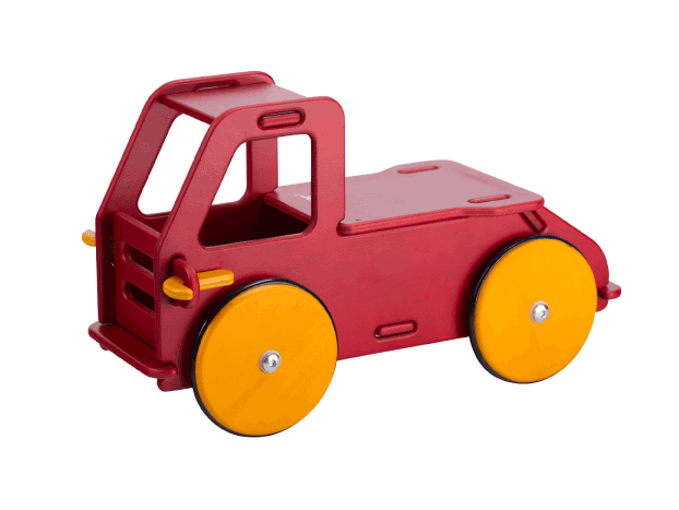 Baby Ride-On and Play Truck Red
