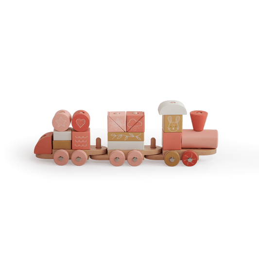 Block Train  Pink