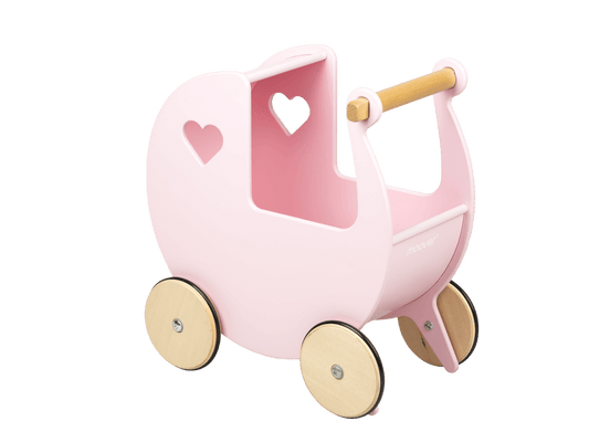Traditional Doll Stroller Light Pink