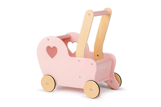 Dolls Stroller pram - Heart Pink