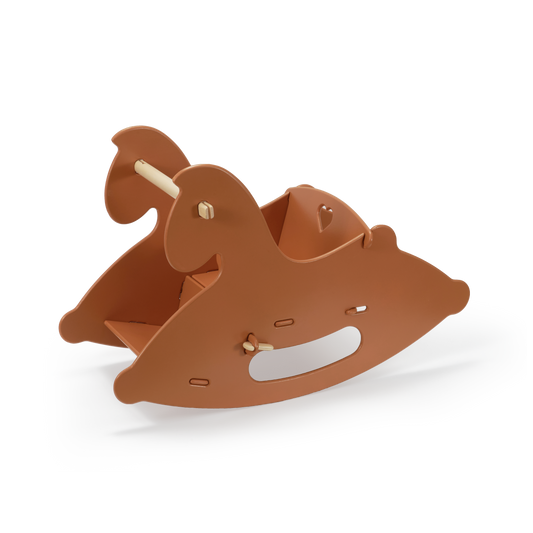 Wooden Rocking Horse - Brown