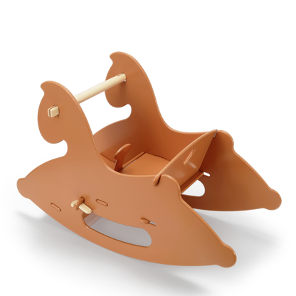 Wooden Rocking Horse - Brown