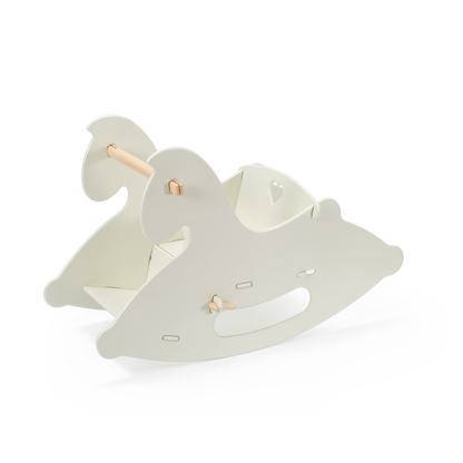 Wooden Rocking Horse - Off White